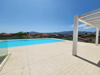 Piscina di Casa al mare Pula o nelle vicinanze