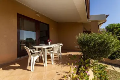 Balcone o terrazza di Trilocale Apartments Seaside