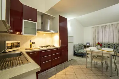 Cucina o angolo cottura di Villino Trilocale Apartments Seaside