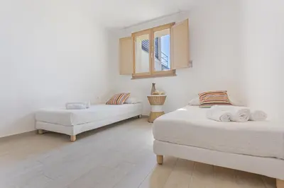 Letto o letti in una camera di Casa dell'Alba Dorata