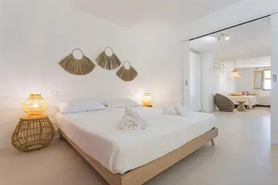 Letto o letti in una camera di Casa del Mare Blu