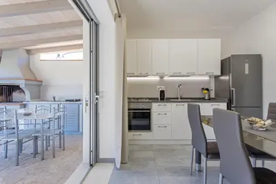 Cucina o angolo cottura di Casa Ginepro