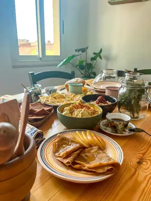 Cibo presso il bed & breakfast o nelle vicinanze