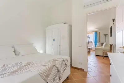 Letto o letti in una camera di Casa Lulù