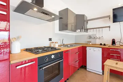 Cucina o angolo cottura di Casa Luna