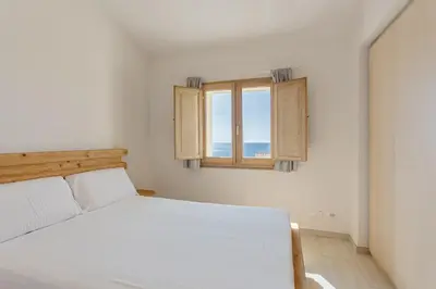 Letto o letti in una camera di Casa Margarita