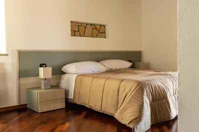 Letto o letti in una camera di Villa Carlotta
