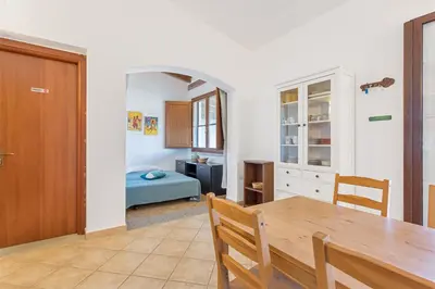 Letto o letti in una camera di La Casa Azzurra