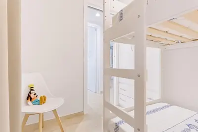 Letto o letti in una camera di Villa Bellavista