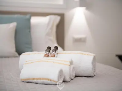 Letto o letti in una camera di Al Parco Studios - Studio Caravaggio