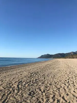 Paesaggio naturale nelle vicinanze del campeggio