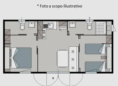 Planimetria di Camping Torre di Barisardo