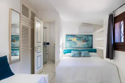 Letto o letti in una camera di VILLA SANDRA 10, Emma Villas