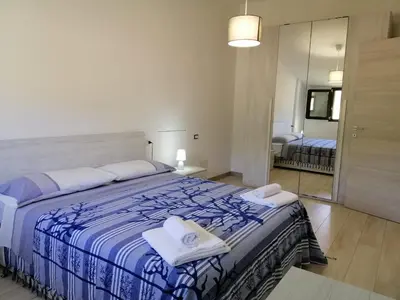 Letto o letti in una camera di Appartamento Antonietta