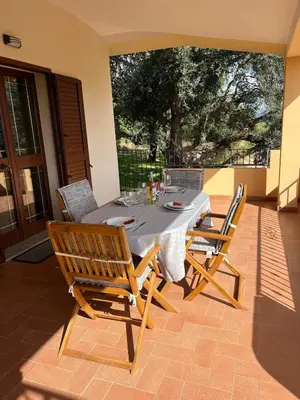 Patio o area all'aperto di La Quercia
