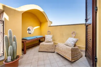 Letto o letti in una camera di CASA di FRANCY
