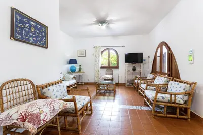TV o dispositivi per l'intrattenimento presso Villa fantastica Villasimius