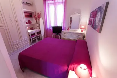 Letto o letti in una camera di L'Aurora Viola