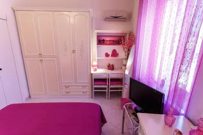 Letto o letti in una camera di L'Aurora Viola