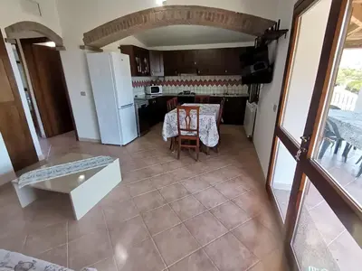 Cucina o angolo cottura di Casa a 500metri dal mare con bellissima vista