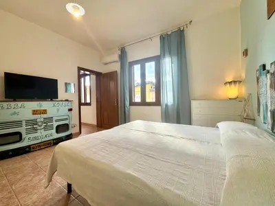 Letto o letti in una camera di Abba House