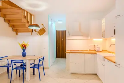 Cucina o angolo cottura di Casa Pintada Porto Pino, 500 mt to beach SouthSardiniaHolidays