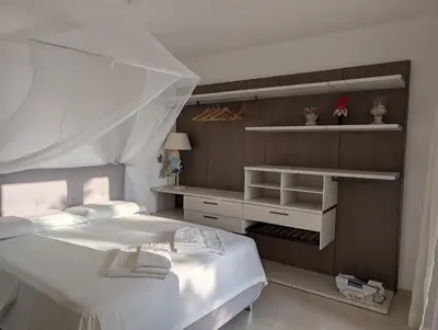 Letto o letti in una camera di Villa Azzurra splendor