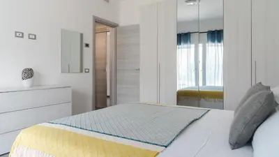 Letto o letti in una camera di Casa Musa