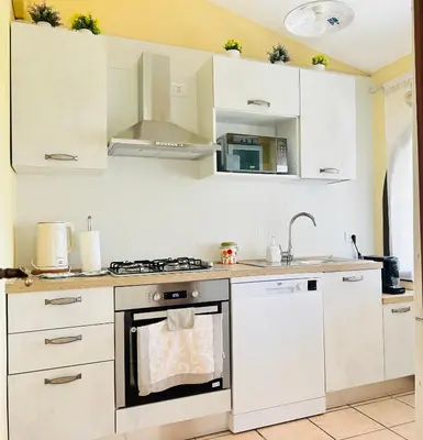Cucina o angolo cottura di Villa SuReu