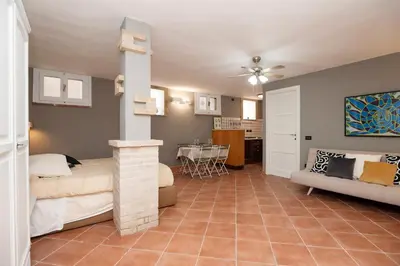 Cucina o angolo cottura di dépendance President villa Tuerredda