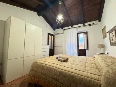 Letto o letti in una camera di Su Niu