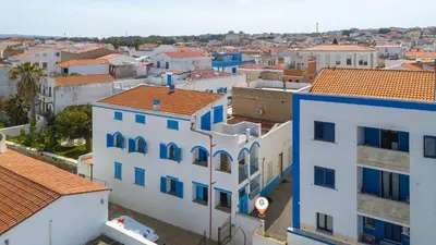 Vista generica su Calasetta o vista sulla città dall'interno dell'appartamento