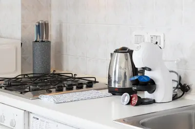 Cucina o angolo cottura di Dimora sul Porto