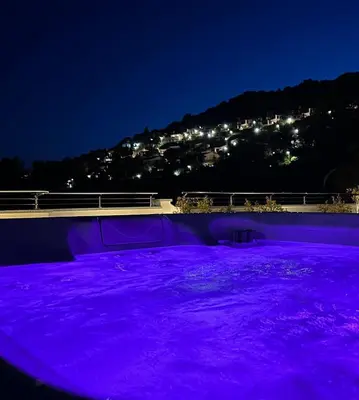 Planimetria di Villa Rei M&M- sea view, swimming pool & Jacuzzi