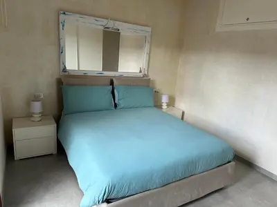 Letto o letti in una camera di Apartment Villasimius Rebecca House