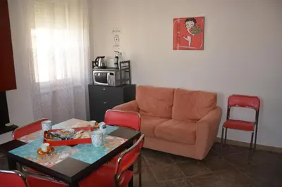 Area soggiorno di casa vacanze ilcieloprivato