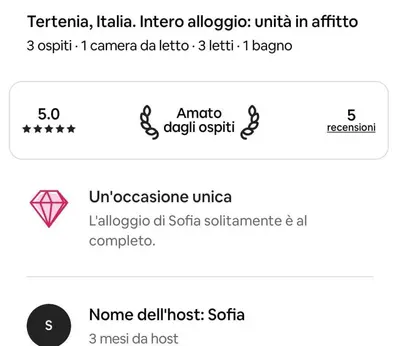 Planimetria di Fantastic Loft in Sardinia with wifi and parking