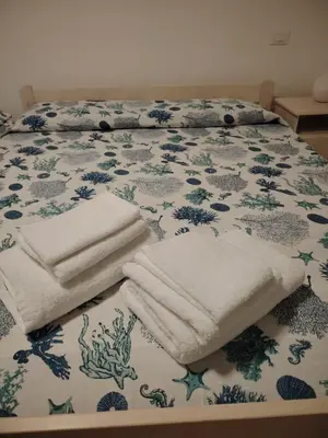 Letto o letti in una camera di Eli's beach house