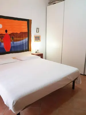 Letto o letti in una camera di Porto Pineto villa indipendente 100 mt dal mare IUNP7395