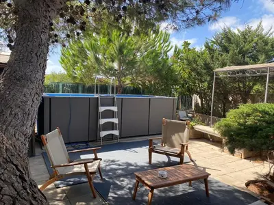 Giardino di VILLA with pool SU PREPPA 'S AUS