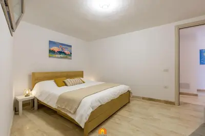 Letto o letti in una camera di Villa Panorama