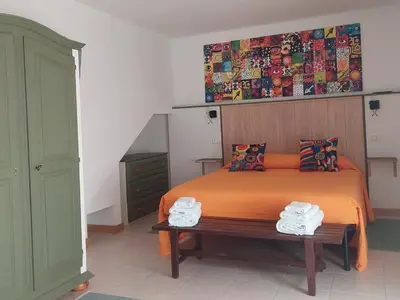 Letto o letti in una camera di Elmas Room