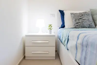 Letto o letti in una camera di Villa Schedia