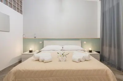 Letto o letti in una camera di Karalice Apartment