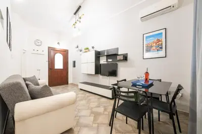Area soggiorno di Karalice Apartment