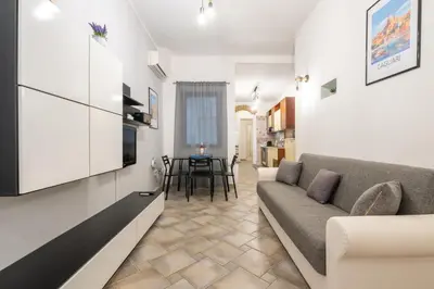 Area soggiorno di Karalice Apartment
