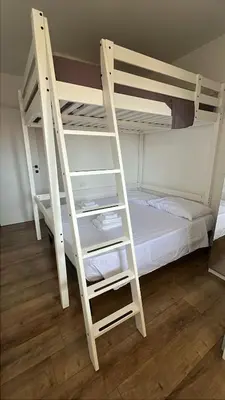 Letto o letti in una camera di La casa del Professor