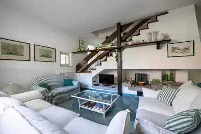 Area soggiorno di Villa Luna Home Holiday 100 mt from the sea