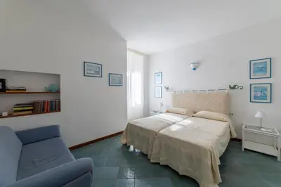 Letto o letti in una camera di Villa Luna Home Holiday 100 mt from the sea