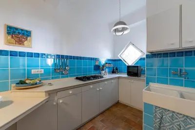 Cucina o angolo cottura di Villa Grace Home Holiday 50 mt from the sea
